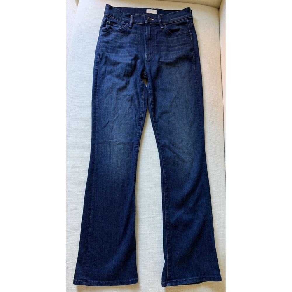 Mother The Insider Ankle Bootcut Jeans Cross Your Fingers Dark Wash Size 25